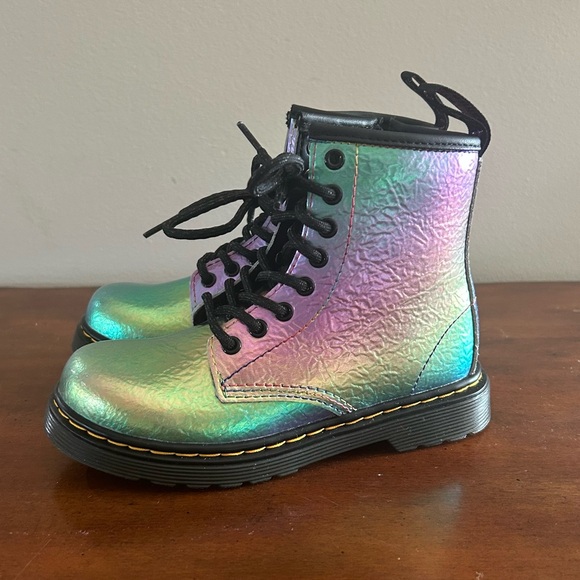 Dr. Marten’s Iridescent Kids Boots - Picture 2 of 8